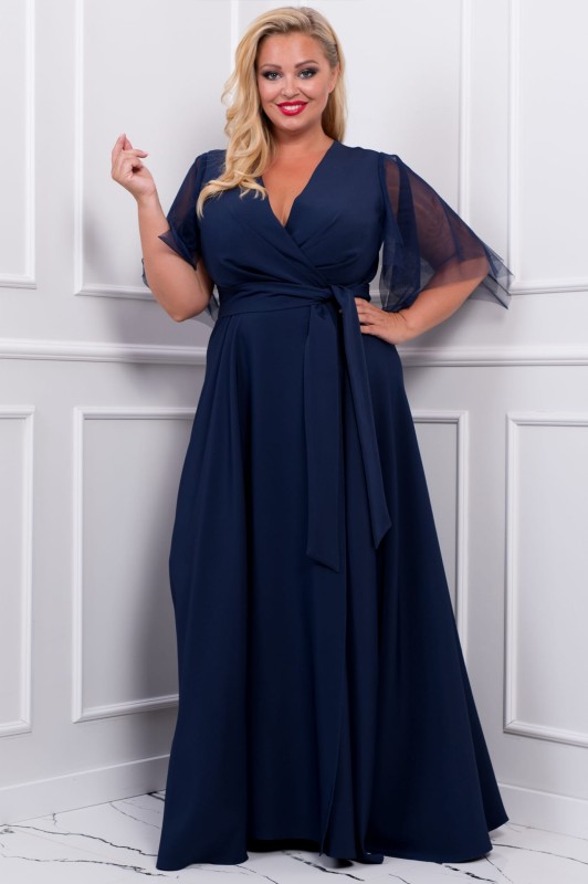 Sukienka wieczorowa plus size EVITA  ( r. 48-54)  