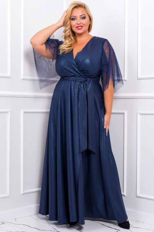 Sukienka wieczorowa plus size EVITA  ( r. 48-54)  