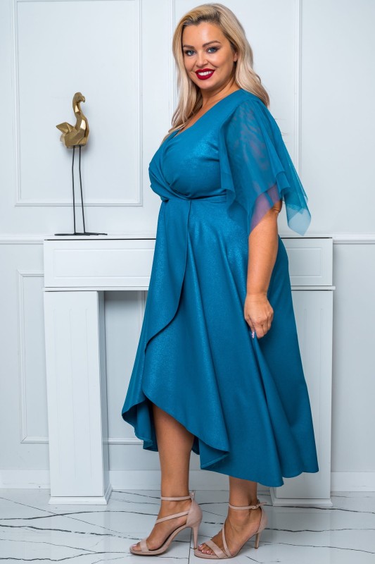 Sukienka wieczorowa plus size ELENA MIDI ( r. 48-54)   