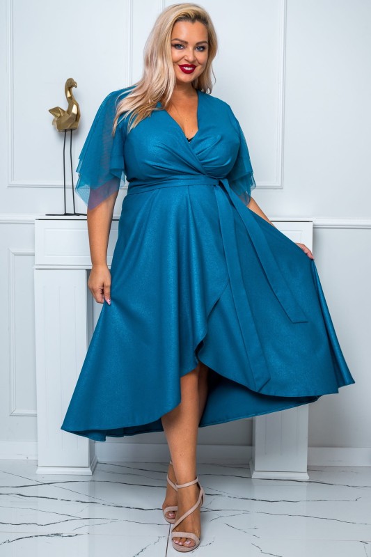 Sukienka wieczorowa plus size ELENA MIDI ( r. 48-54)   