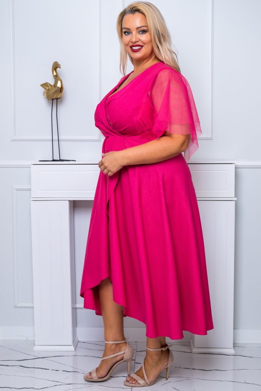 Sukienka wieczorowa plus size ELENA MIDI ( r. 48-54)  