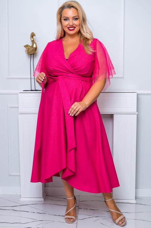 Sukienka wieczorowa plus size ELENA MIDI ( r. 48-54)  