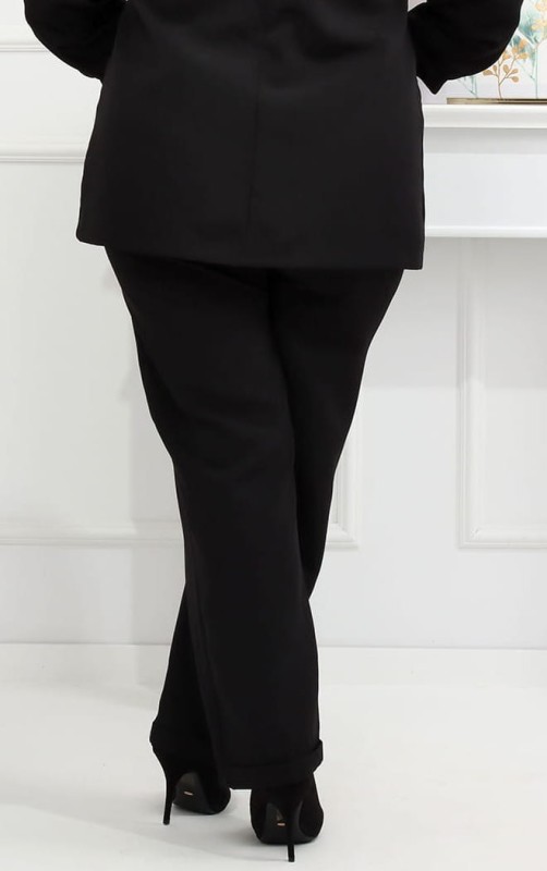 Spodnie plus size + pasek  ( r. 52/54) 