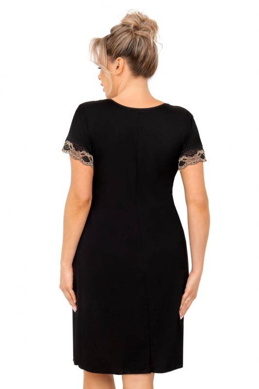 Koszula nocna plus size Hana Plus Black