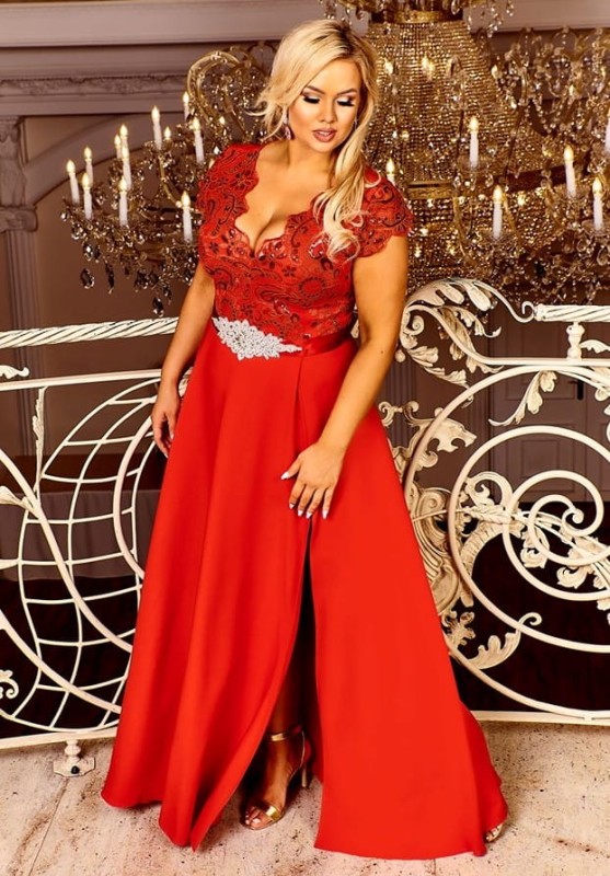 Pasek z cyrkoniami na satynowej taśmie CRYSTAL ( r. 42-62) 