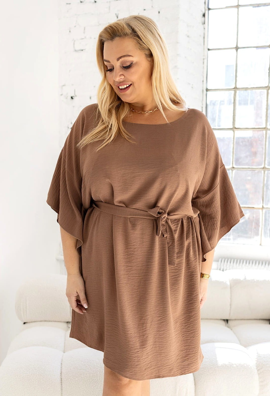 Sukienka / tunika KIMONO plus size ( r. 46-54)