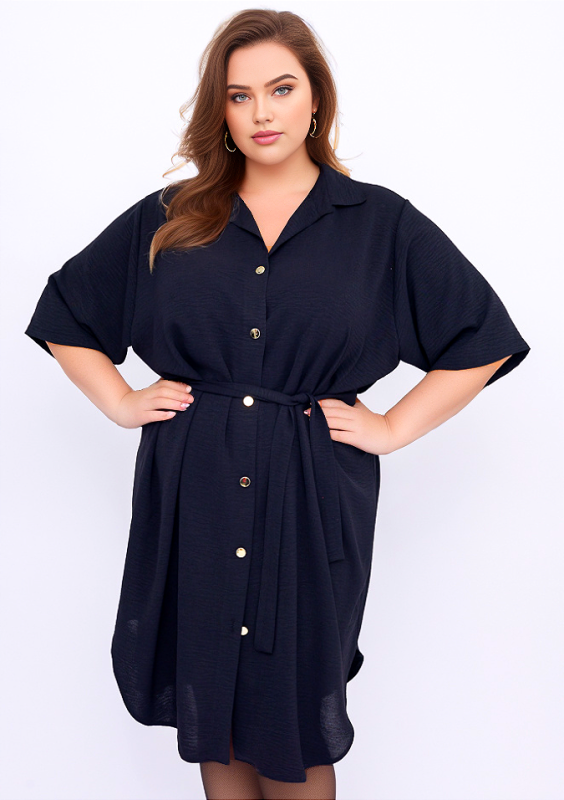 Sukienka koszulowa plus size TAMIZ ( r. 50-60)  