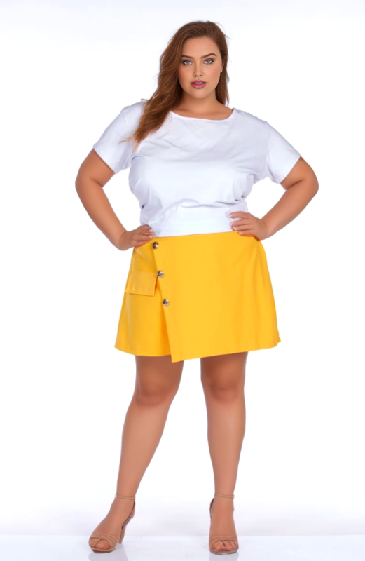 Spódnico - szorty plus size ( r. 46-56) 