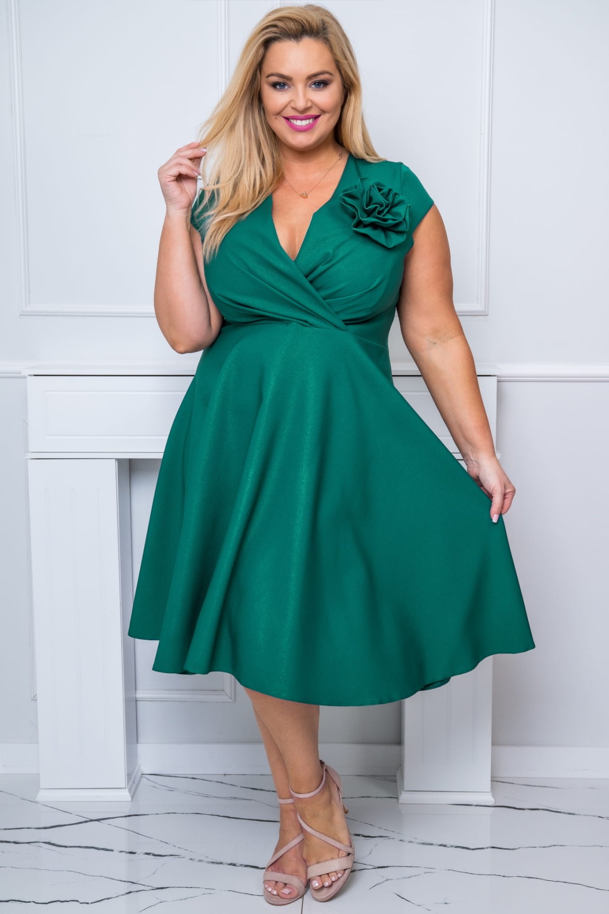 Sukienka wieczorowa plus size NINA ( r. 46-50) 