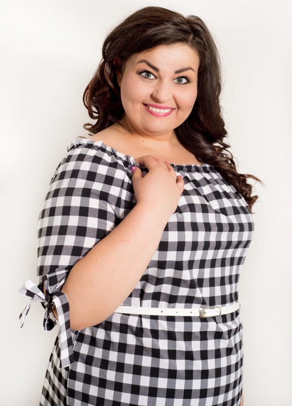 Sukienka Hiszpanka plus size  ( 46-56) 