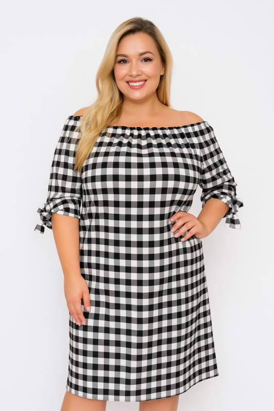 Sukienka Hiszpanka plus size  ( 46-56) 