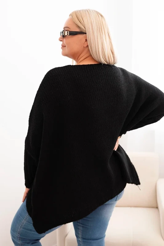 Sweter damska Plus Size z akrylem o luźnym kroju ( r. 46-60) 