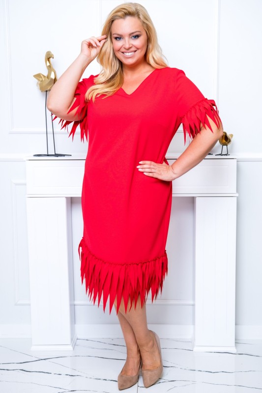 Sukienka plus size WILMA mod 1 ( r. 48-56)   