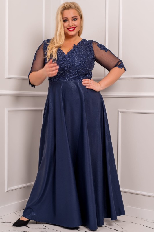 Sukienka plus size maxi premium CARMEN PROMOCJA -WYSYŁKA 24H