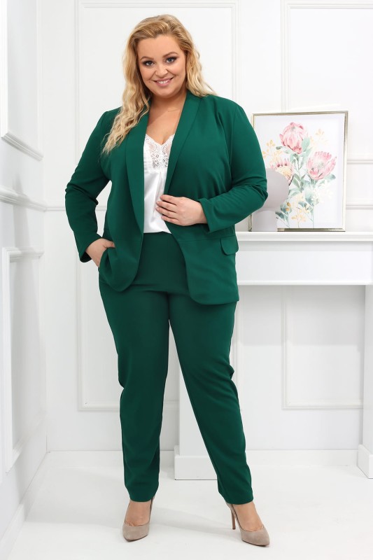Garnitur plus size - spodnie + marynarka ( r. 48-54) FELICE 