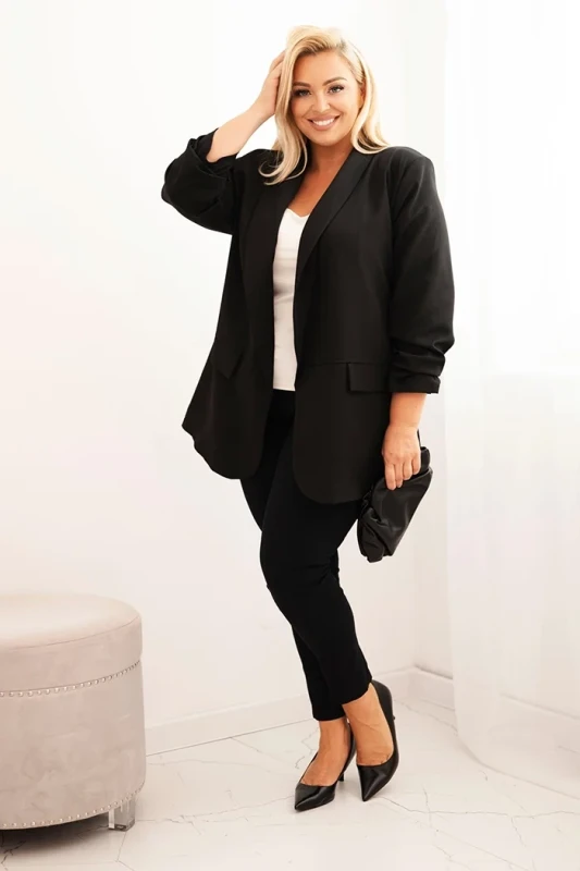 Marynarka damska Plus Size elegancka 