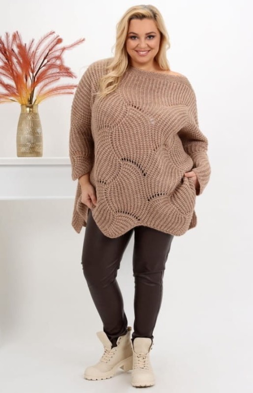 Sweter plus size ELISE ( r. 44-58)   