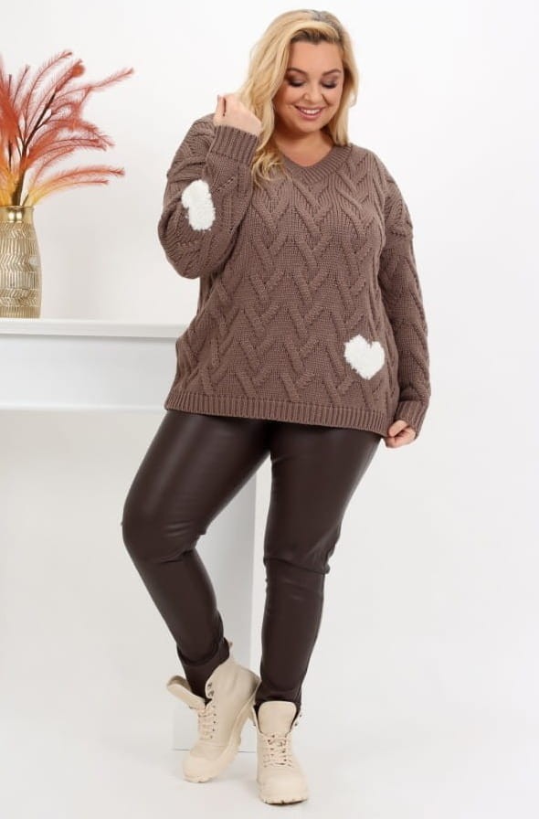 Sweter plus size Carmen  ( r. 44-52 ) 
