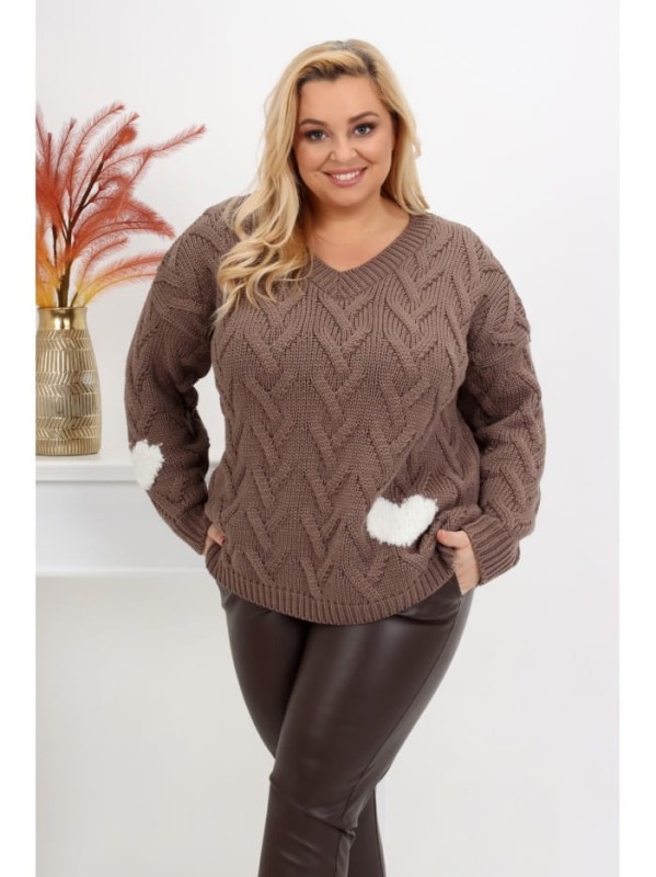 Sweter plus size Carmen  ( r. 44-52 ) 