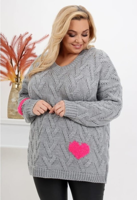 Sweter plus size Carmen  ( r. 44-52 )  