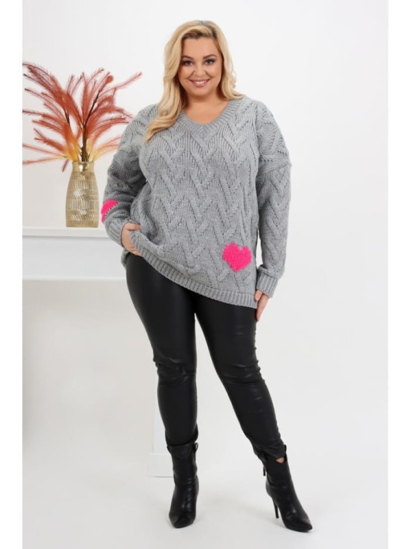 Sweter plus size Carmen  ( r. 44-52 )  