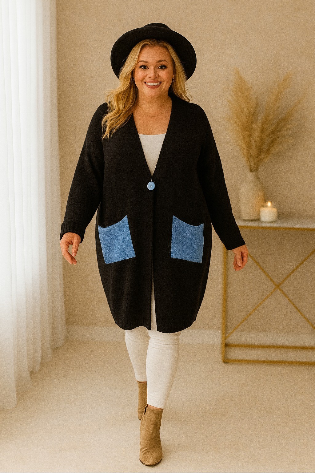 Kardigan plus size maxi ( r. 46-54 ) 