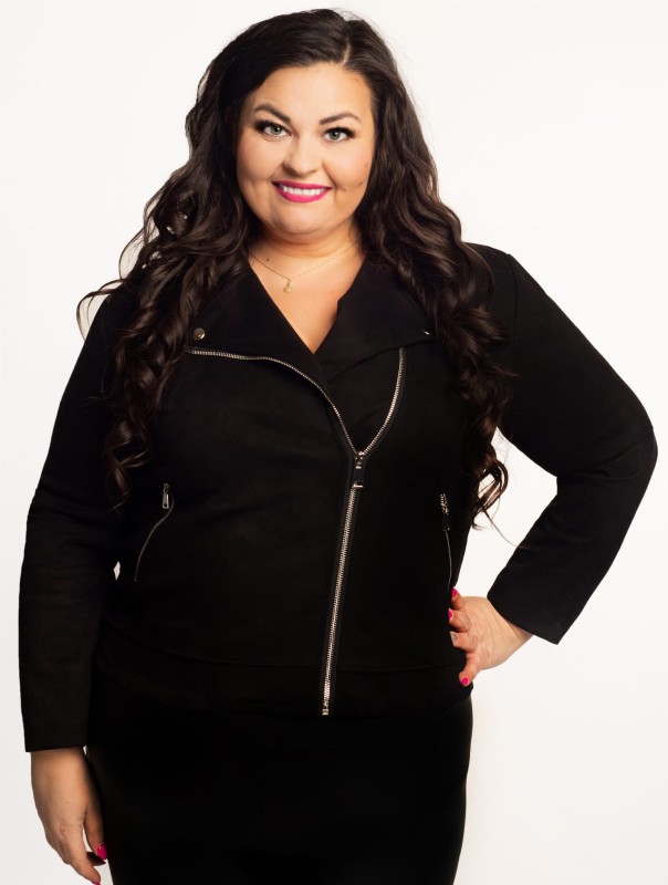 Ramoneska plus size ZAMSZOWA (46-56)  