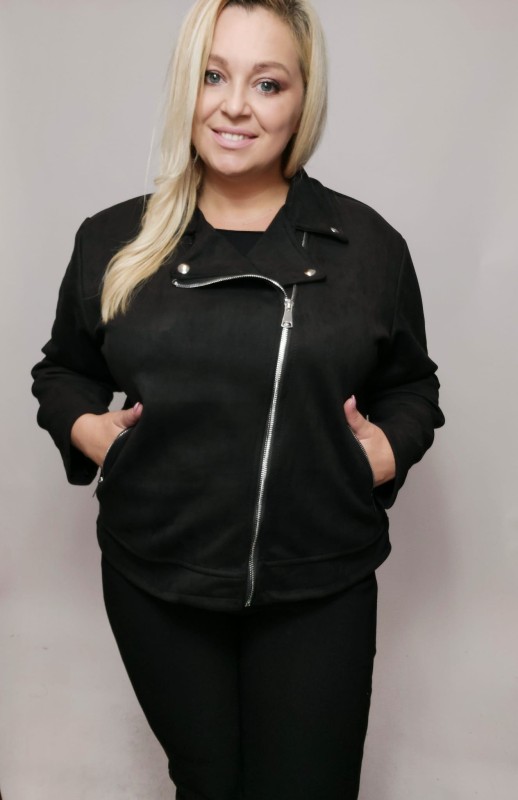 Ramoneska plus size ZAMSZOWA (46-56)  