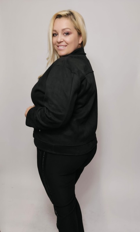 Ramoneska plus size ZAMSZOWA (46-56)  