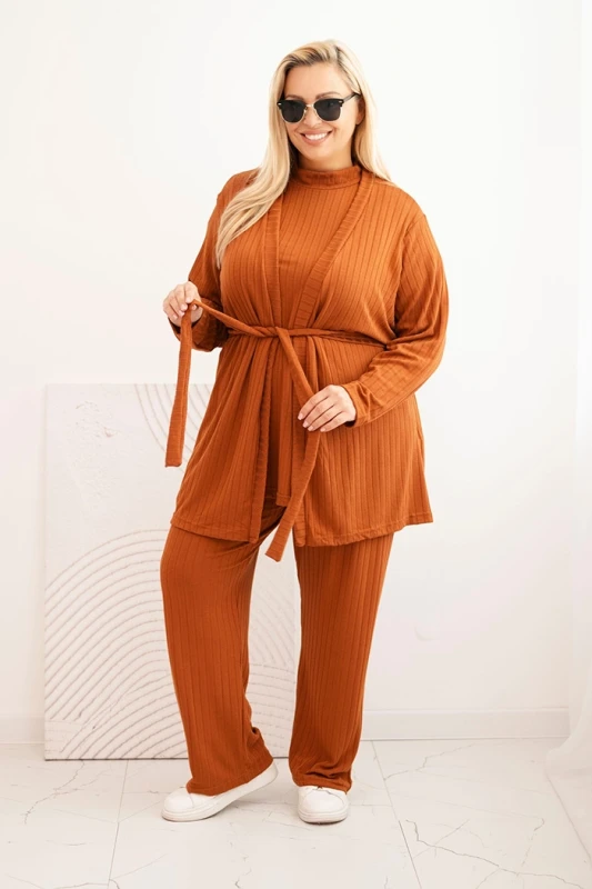 Komplet plus size 3- częsciowy ( r. 46-52)