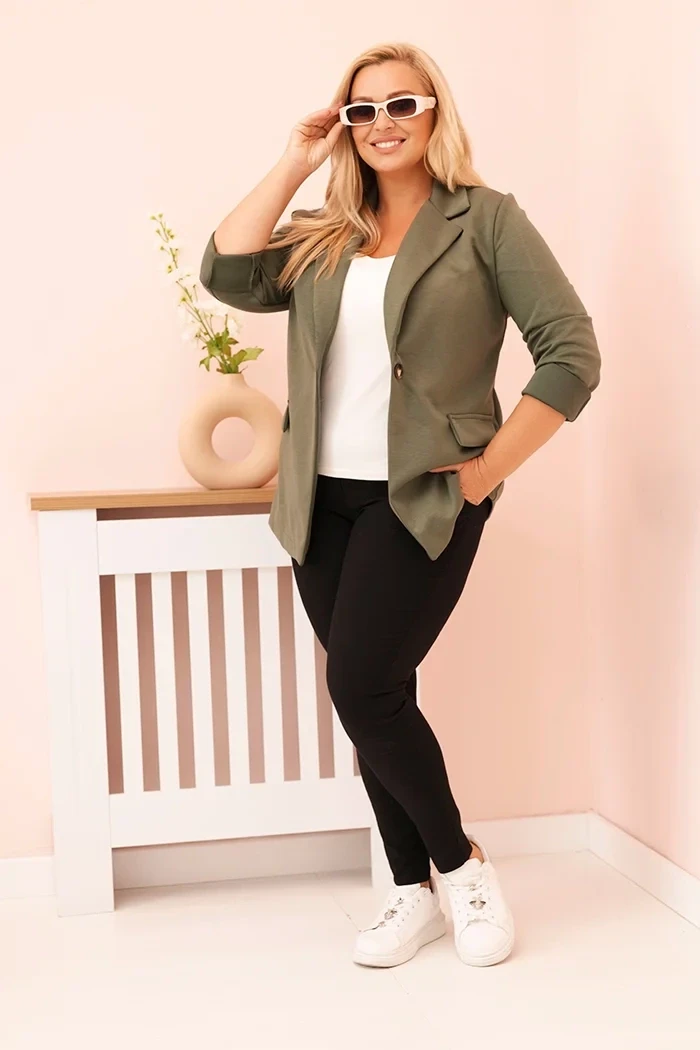 Marynarka damska plus size z wiskozy (r.44/48)   