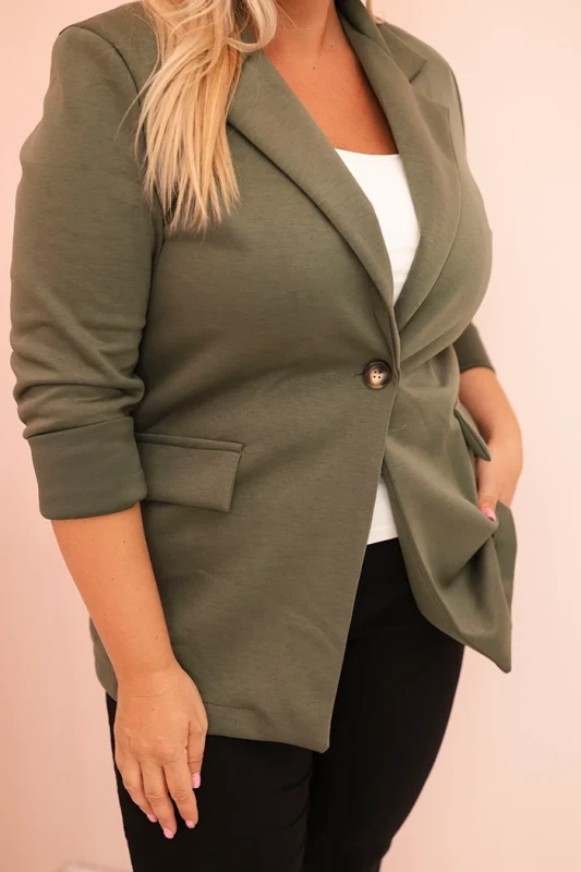 Marynarka damska plus size z wiskozy (r.44/48)   