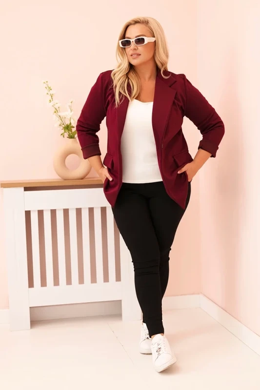 Marynarka damska plus size z wiskozy (r.44/48)    