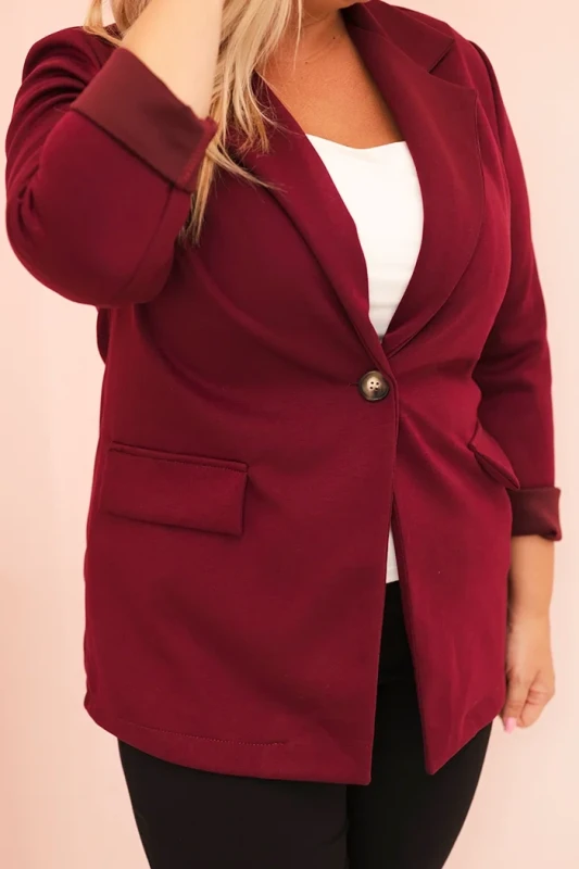 Marynarka damska plus size z wiskozy (r.44/48)    