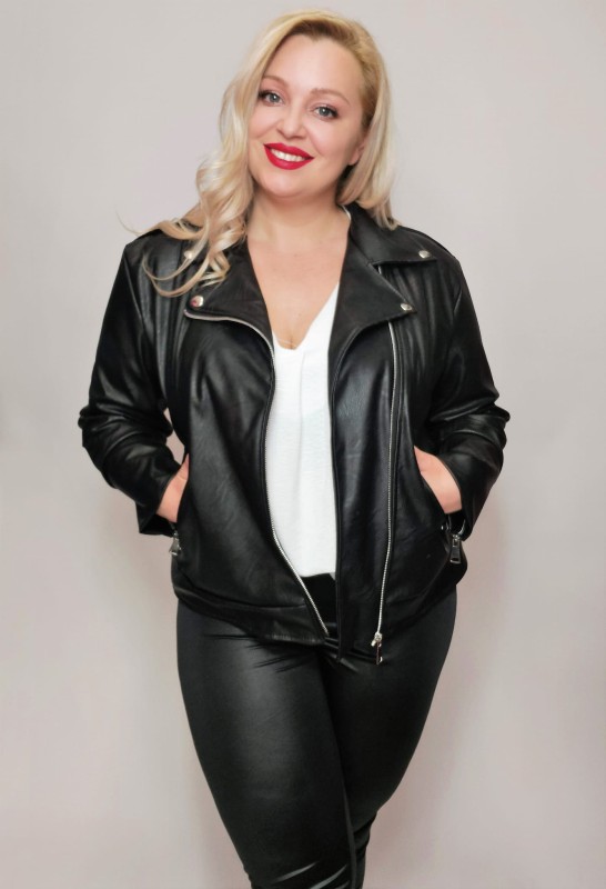 Ramoneska plus size ROKROL eko skóra (46-56) BESTSELLER  Z