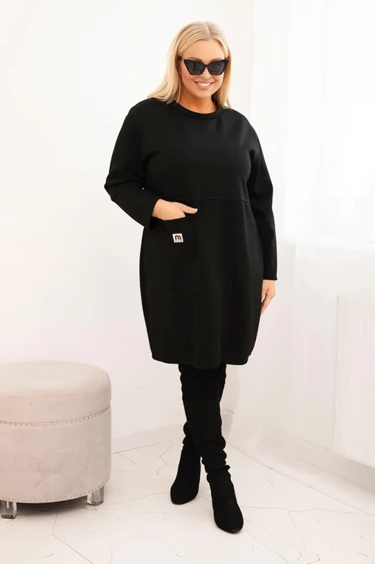 Sukienka  oversize z kieszenią (r.46-50) 
