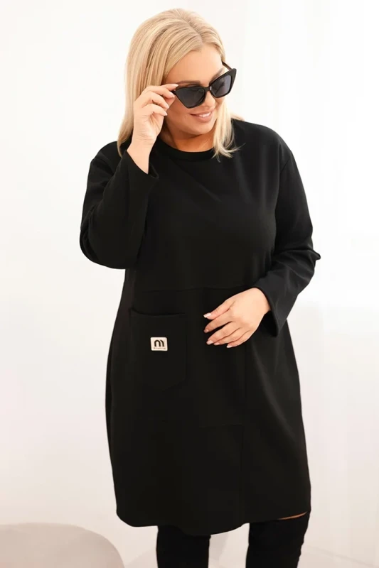 Sukienka  oversize z kieszenią (r.46-50) 