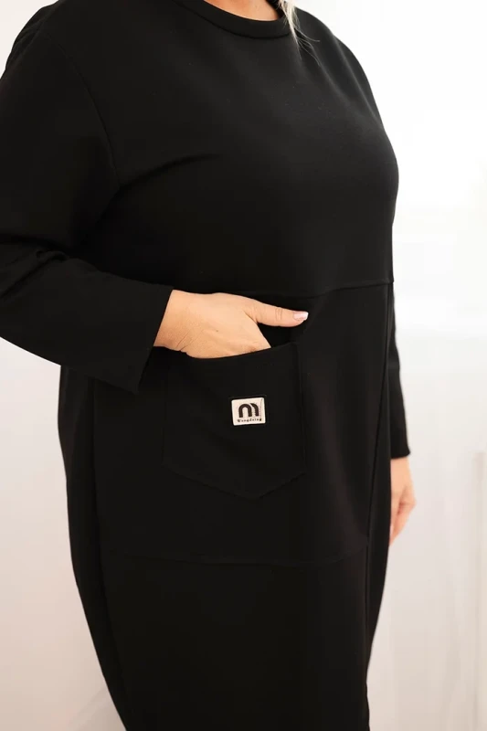 Sukienka  oversize z kieszenią (r.46-50) 