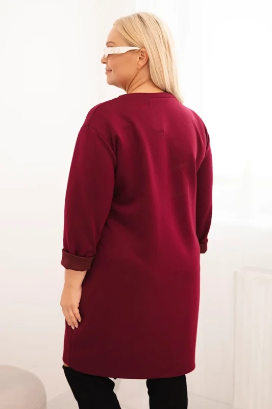 Sukienka  oversize z kieszenią (r.46-50) 