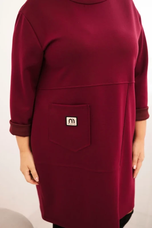 Sukienka  oversize z kieszenią (r.46-50) 