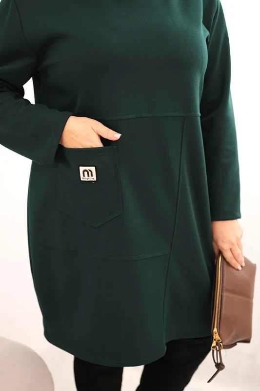 Sukienka  oversize z kieszenią (r.46-50)   