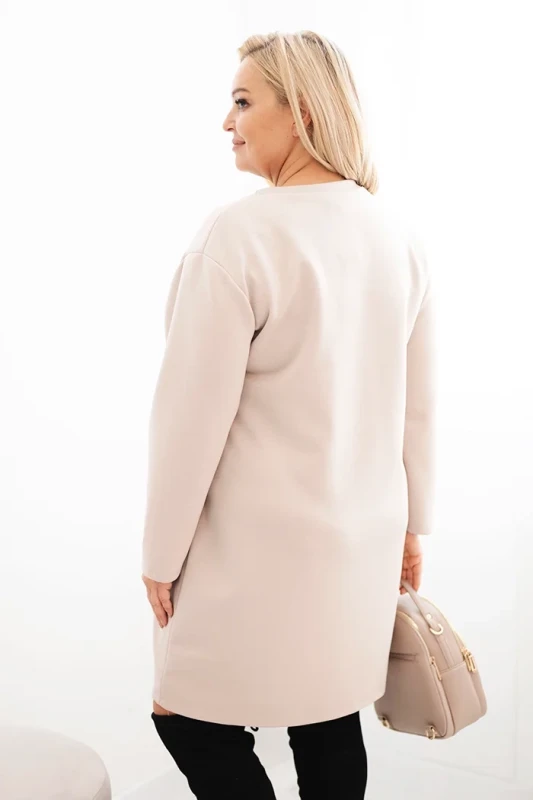 Sukienka  oversize z kieszenią (r.46-50)     