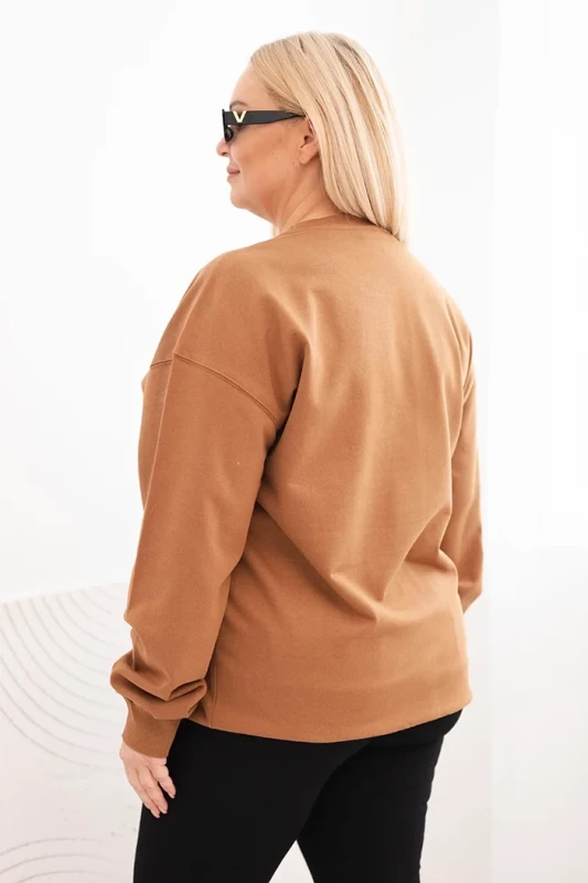 Bluza bawełniana basic Plus Size (r.44-48)