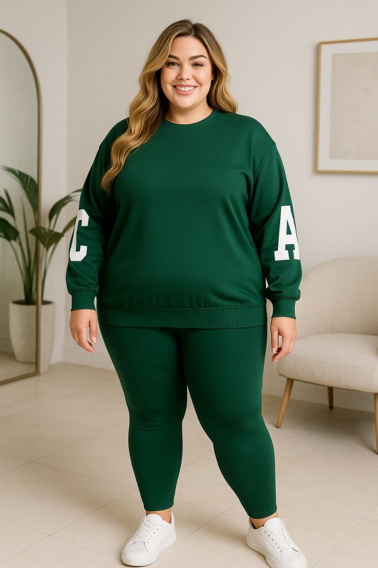 Dres damski Plus Size z nadrukiem New York (r.48-54) 