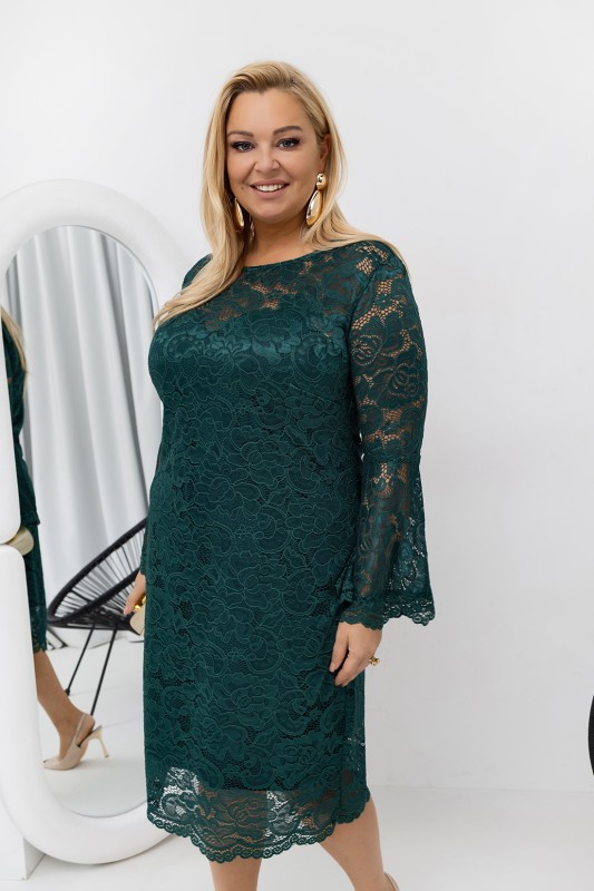 Sukienka Plus Size koronkowa BELLIS ( r. 44-48)  