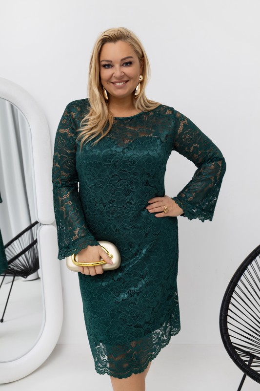 Sukienka Plus Size koronkowa BELLIS ( r. 44-48)  
