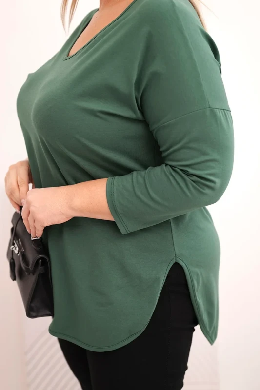 Bluzka  Plus Size V-Neck LORENZO (r.48-54) 