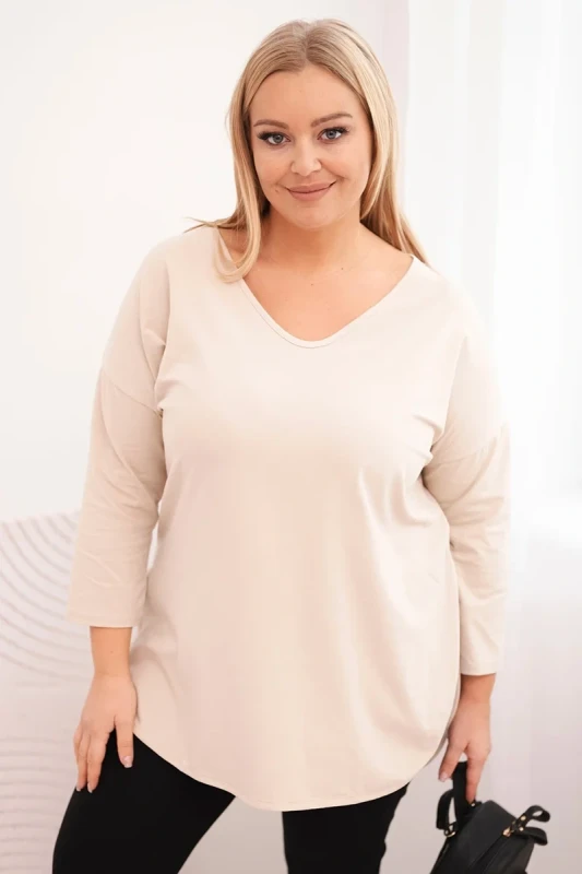 Bluzka  Plus Size V-Neck LORENZO (r.48-54)    