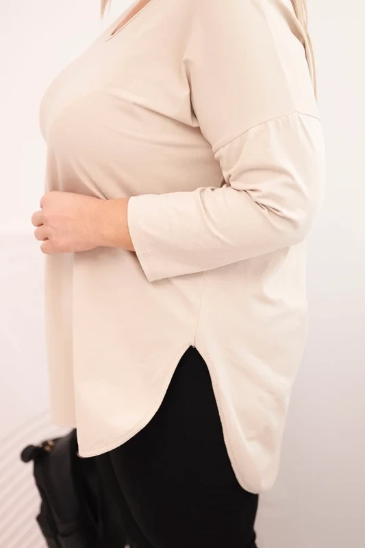 Bluzka  Plus Size V-Neck LORENZO (r.48-54)    