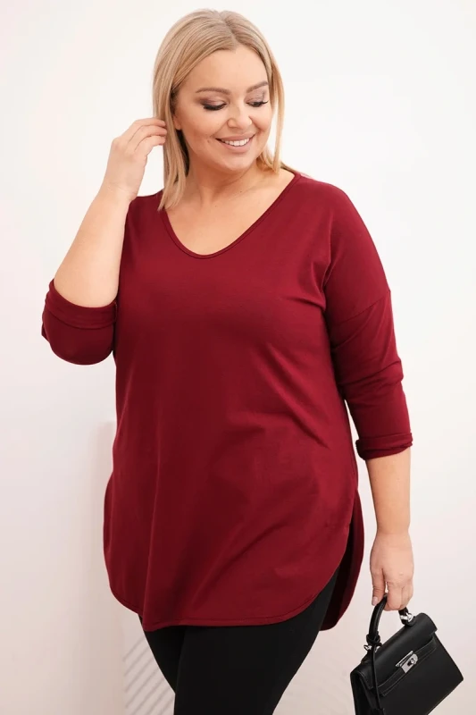 Bluzka  Plus Size V-Neck LORENZO (r.48-54)     